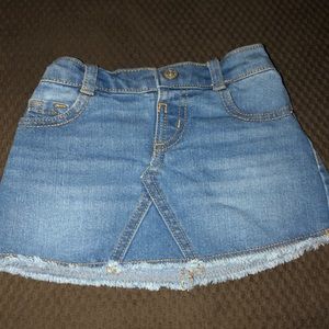 Denim jean skirt